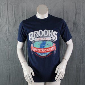Vintage Graphic T-shirt - Brooks the Greatest Sweats on Earth - Men's Small